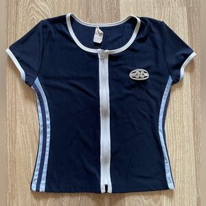 Nike Navy Blue Short Sleeve Tee